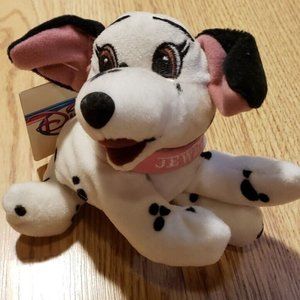 Disney 101 Dalmatians Jewel Walt Disney Store Plush Bean Bag